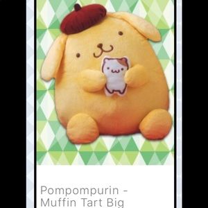 Pompompurin muffin tart big plush